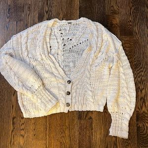 Free People chunky knit sweater size small